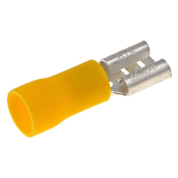 Dorman® - 0.250" 12/10 Gauge Yellow Female Quick Disconnect Connectors
