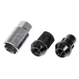 Dorman® - Black Chrome Cone Seat Acorn Lug Wheel Installation Kit