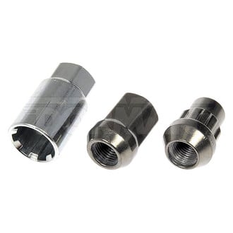 Dorman® - Hyper Black Chrome Cone Seat Acorn Lug Wheel Installation Kit