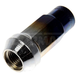 Dorman® - Ti-Blue Chrome Cone Seat Acorn Bulge Open End Lug Nuts