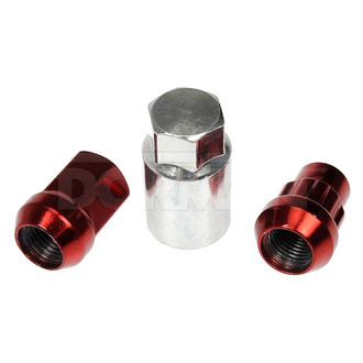 Dorman® - Red Cone Seat Acorn Lug Wheel Installation Kit