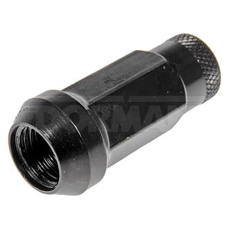 Dorman® - Black Cone Seat Acorn Bulge Open End Lug Nuts
