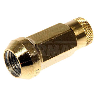 Dorman® - Gold Cone Seat Acorn Bulge Open End Lug Nuts