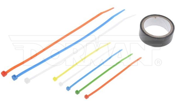 Dorman® - Conduct Tite™ 4" to 11" x 18 lb and 40 lb Nylon Multi-Color Cable Ties Set