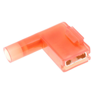 Dorman® - 0.250" 22/18 Gauge Red Female Flag Disconnect