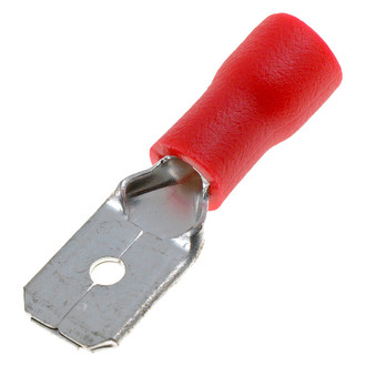 Dorman® - 0.250" 22/18 Gauge Red Male Quick Disconnect Connectors