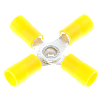 Dorman® 86444 - 12/10 Gauge Yellow 4-Way Butt Connectors
