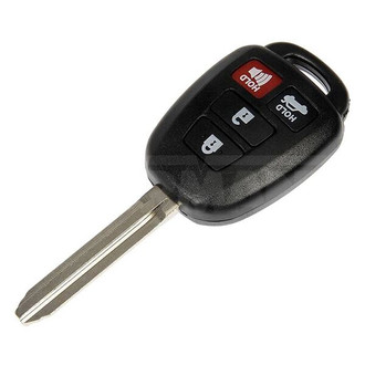 Dorman® - 3-Button Replacement Keyless Entry Remote Transmitter Case with Panic Button