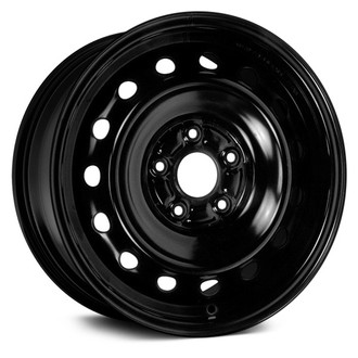 Dorman® - 15-Hole Black 16x6.5 Steel Factory Wheel
