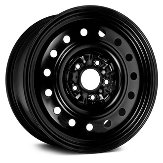 Dorman® - 15-Hole Black 16x6.5 Steel Factory Wheel