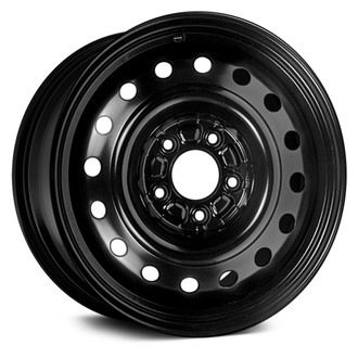 Dorman® - 16-Hole Black 16x6.5 Steel Factory Wheel