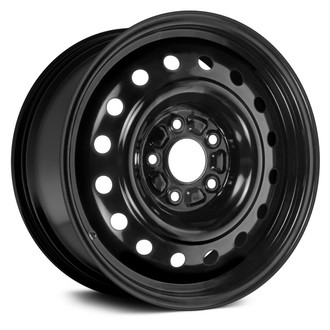 Dorman® - 16-Hole Black 16x6.5 Steel Factory Wheel
