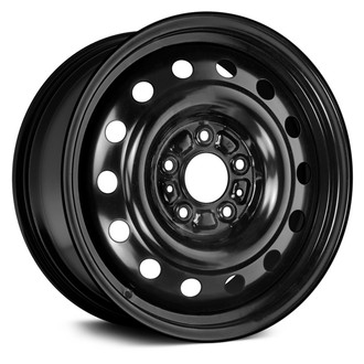 Dorman® - 14-Hole Black 16x6.5 Steel Factory Wheel