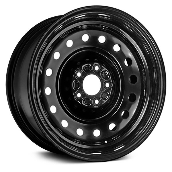 Dorman® - 16 x 6.5 16-Hole Black Steel Factory Wheel