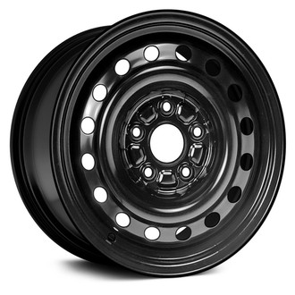 Dorman® - 16-Hole Black 15x6.5 Steel Factory Wheel