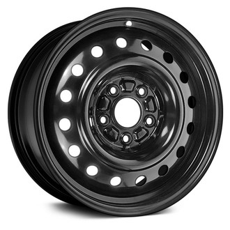 Dorman® - 16-Hole Black 16x6.5 Steel Factory Wheel