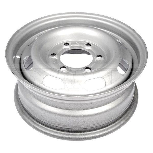 Dorman® - 15 x 6 8-Hole Silver Steel Factory Wheel