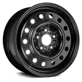 Dorman® - Black 15x6 Steel Factory Wheel