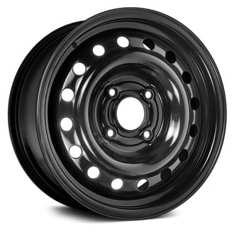Dorman® - 16-Hole Black 15x6.5 Steel Factory Wheel