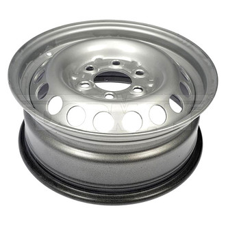 Dorman® - 18-Hole Silver 16x6.5 Steel Factory Wheel