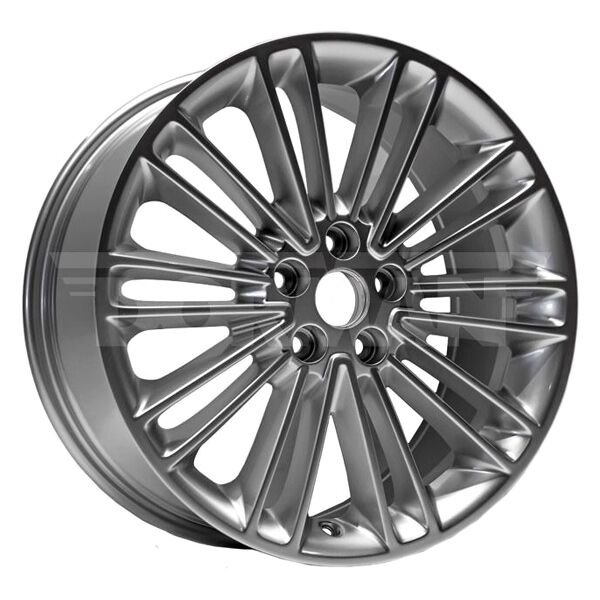 Dorman® - 18 x 8 5 V-Spoke Black and Silver Alloy Factory Wheel