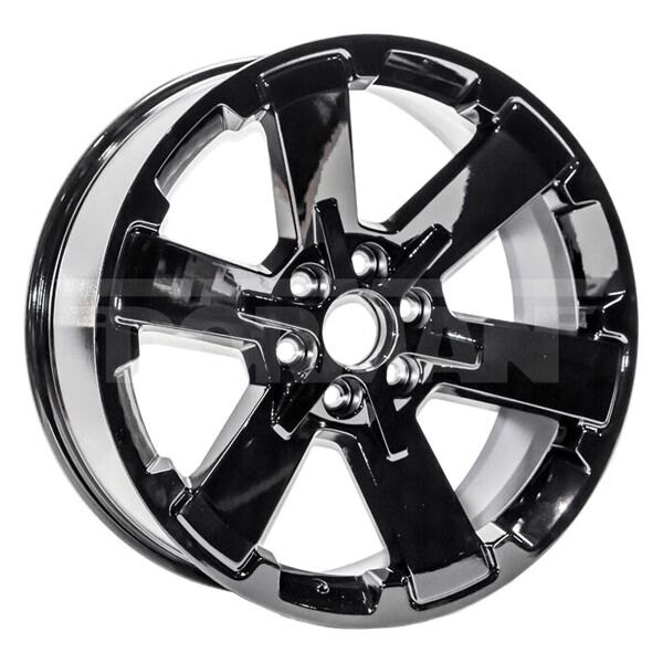 Dorman® 939-890 - 6-Spoke Black 22x9 Alloy Wheel