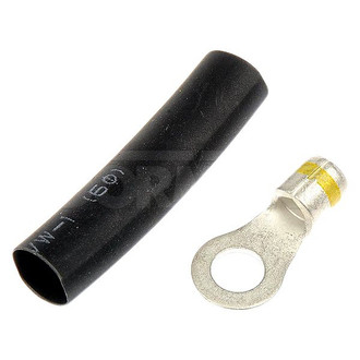Dorman® - 0.28" 12/10 Gauge Black/Silver Ring Terminals