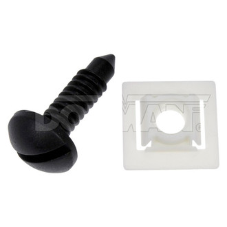 Dorman® - White / Black License Plate Fasteners