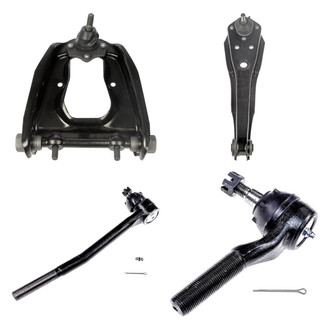 Dorman® - OE Solutions™ Front Driver Side Lower and Upper Control Arm with Ball Joint and Tie Rod End Kit