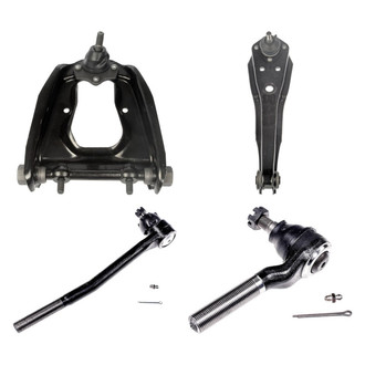 Dorman® - OE Solutions™ Front Driver Side Lower and Upper Control Arm with Ball Joint and Tie Rod End Kit