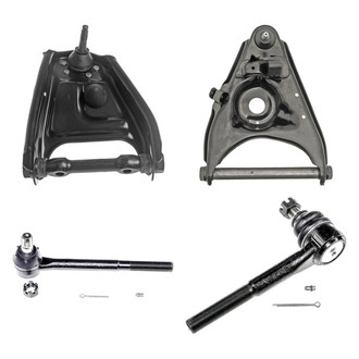 Dorman® - OE Solutions™ Front Driver Side Lower and Upper Control Arm with Ball Joint and Tie Rod End Kit
