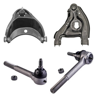 Dorman® - OE Solutions™ Front Driver Side Lower and Upper Control Arm with Ball Joint and Tie Rod End Kit