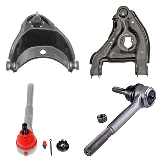 Dorman® - OE Solutions™ Front Driver Side Lower and Upper Control Arm with Ball Joint and Tie Rod End Kit