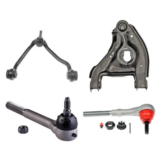 Dorman® - OE Solutions™ Front Driver Side Lower and Upper Control Arm with Ball Joint and Tie Rod End Kit