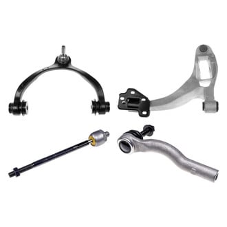 Dorman® - OE Solutions™ Front Driver Side Lower and Upper Control Arm with Ball Joint and Tie Rod End Kit