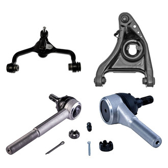 Dorman® - OE Solutions™ Front Driver Side Lower and Upper Control Arm with Ball Joint and Tie Rod End Kit