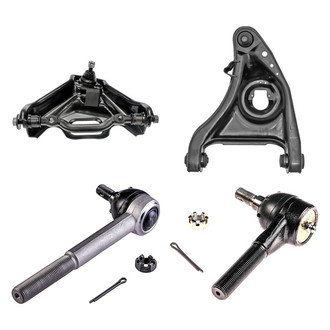 Dorman® - OE Solutions™ Front Driver Side Lower and Upper Control Arm with Ball Joint and Tie Rod End Kit