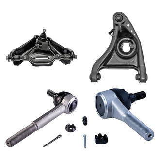 Dorman® - OE Solutions™ Front Driver Side Lower and Upper Control Arm with Ball Joint and Tie Rod End Kit