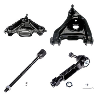 Dorman® - OE Solutions™ Front Driver Side Lower and Upper Control Arm with Ball Joint and Tie Rod End Kit