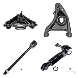 Dorman® - OE Solutions™ Front Driver Side Lower and Upper Control Arm with Ball Joint and Tie Rod End Kit