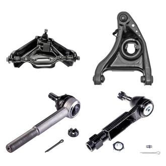 Dorman® - OE Solutions™ Front Driver Side Lower and Upper Control Arm with Ball Joint and Tie Rod End Kit