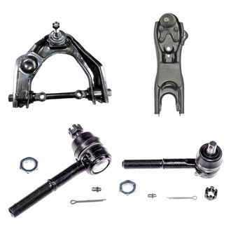 Dorman® - OE Solutions™ Front Driver Side Lower and Upper Control Arm with Ball Joint and Tie Rod End Kit