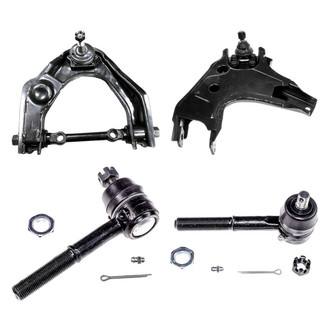 Dorman® - OE Solutions™ Front Driver Side Lower and Upper Control Arm with Ball Joint and Tie Rod End Kit