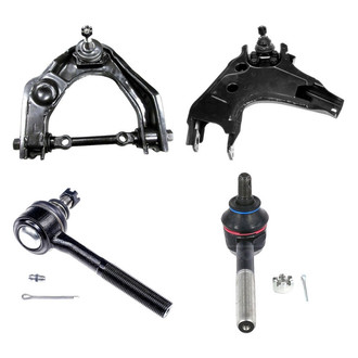 Dorman® - OE Solutions™ Front Driver Side Lower and Upper Control Arm with Ball Joint and Tie Rod End Kit