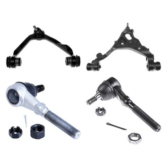 Dorman® - OE Solutions™ Front Driver Side Lower and Upper Control Arm with Ball Joint and Tie Rod End Kit