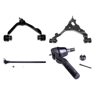 Dorman® - OE Solutions™ Front Driver Side Lower and Upper Control Arm with Ball Joint and Tie Rod End Kit