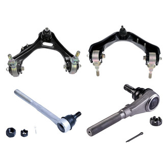 Dorman® - OE Solutions™ Front Driver Side Lower and Upper Control Arm with Ball Joint and Tie Rod End Kit