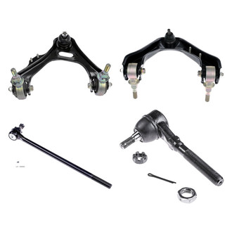 Dorman® - OE Solutions™ Front Driver Side Lower and Upper Control Arm with Ball Joint and Tie Rod End Kit