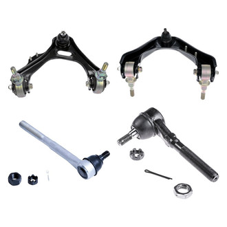 Dorman® - OE Solutions™ Front Driver Side Lower and Upper Control Arm with Ball Joint and Tie Rod End Kit