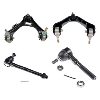 Dorman® - OE Solutions™ Front Driver Side Lower and Upper Control Arm with Ball Joint and Tie Rod End Kit